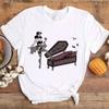 Creative Printed Tshirt Aesthetic Female Summer Casual Top Unisex Crew White Basic Tees Cloth Accessories Short Sleeve Oneck