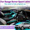 Для Range Rover Sport 2020 Автомобильные светодиодные лампы атмосферной подсветки Разноцветные атмосферные огни Неоновая полоса для салона Автомобиля Управление через приложение 64 RGB-света