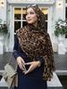 New Sunscreen Voile Thin Women Scarf Summer Hijab Classic Leopard Print Scarves Soft Lady Foulard Viscose Female Wrap Shawls