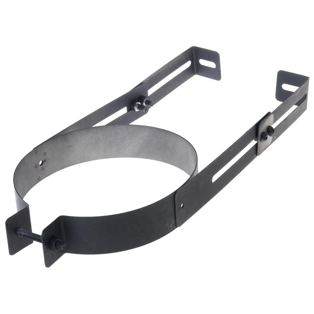 Регулируемые держатели для дымоходных труб Портативные зажимы из нержавеющей стали для настенной поддержки Диаметр 150 мм Бытовое использование