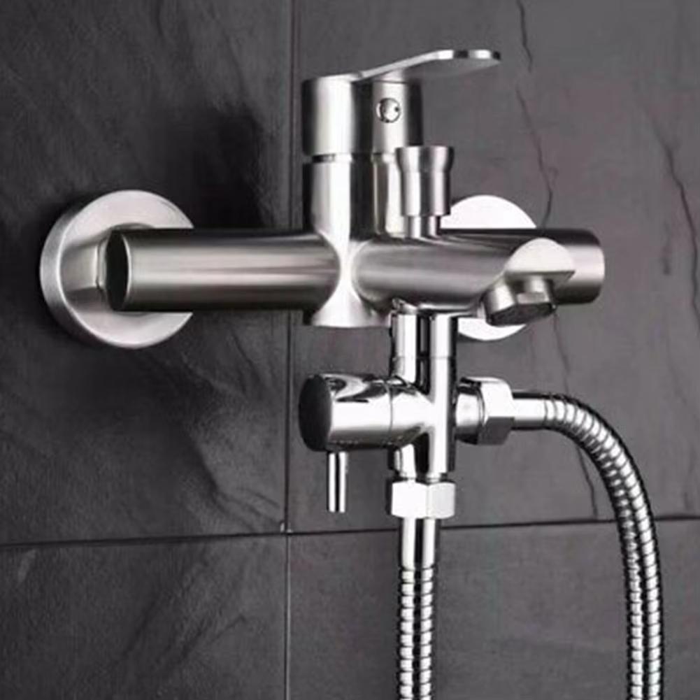 Переключающий клапан G1/2 дюйма, тройник-адаптер-конвертер для душа, латунный соединитель для водопроводного крана, разделитель воды для смесителя в ванной