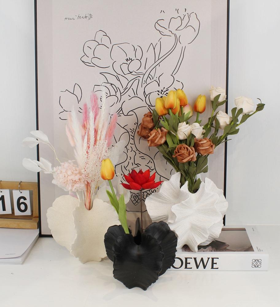 Творческая жизнь Керамическая ваза Ремесло Гостиная Цветочная композиция Украшение для дома Декор Творческий абстрактный стол Скандинавский минимализм