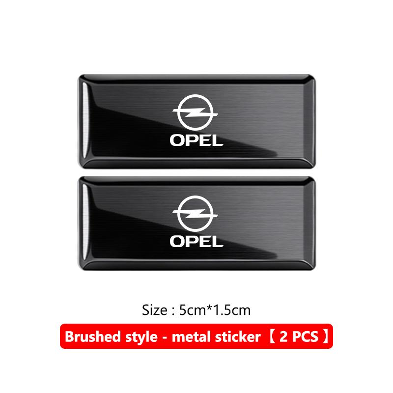 For Opel Car Logo Body Sticker Aluminum Alloy Emblem Auto Stickers Insignia Astra G J F K Vectra C H Corsa C B D Omega