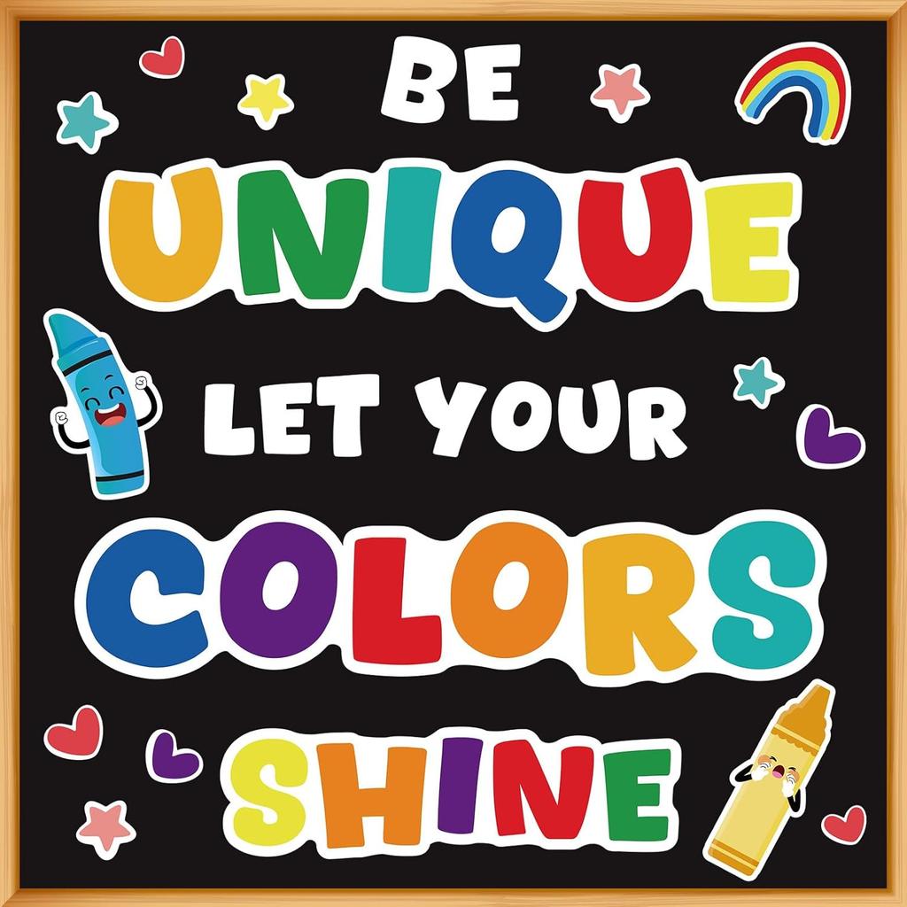 Classroom Bulletin Board Decoration Set Welcome Banner Wall Door Decor Colorful Classroom Decorations for Kindergarten Preschool Elementary Middle