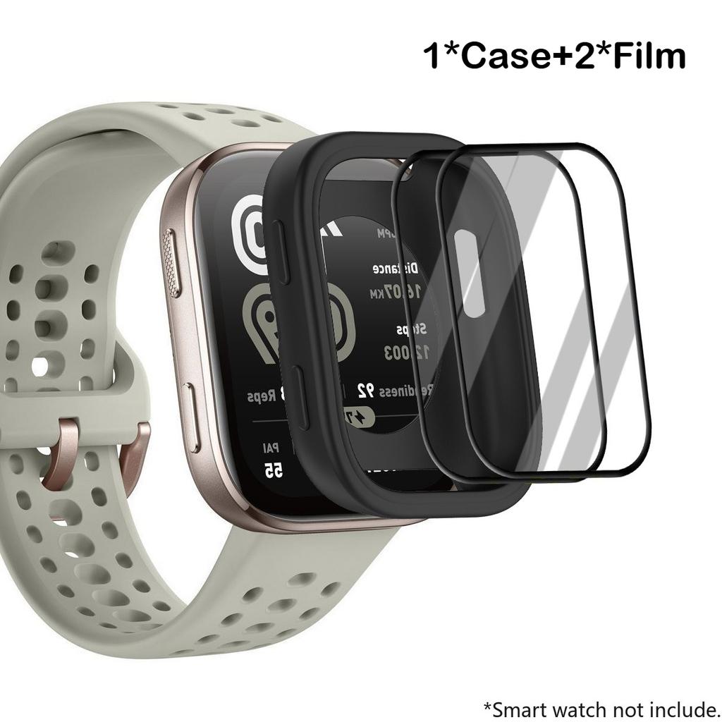 Корпус ПК+Композитная пленка Для Amazfit Bip 6 HD Прозрачные защитные пленки Защитная крышка экрана для Amazfit Bip6 Аксессуары для корпуса