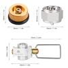 Газовый конвертер Gas Saver Plus, переключатель передач, сменный адаптер для плоского бака, переходник для бензина для кемпинга, клапан