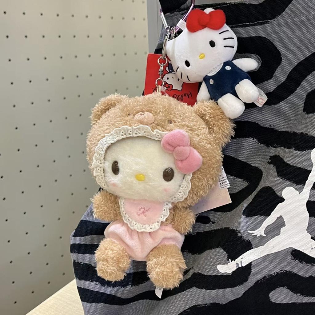 Cute Cartoon Rabbit And Cat Baby Series Plush Doll Pendant Japanese Style Cute Ornament Gift