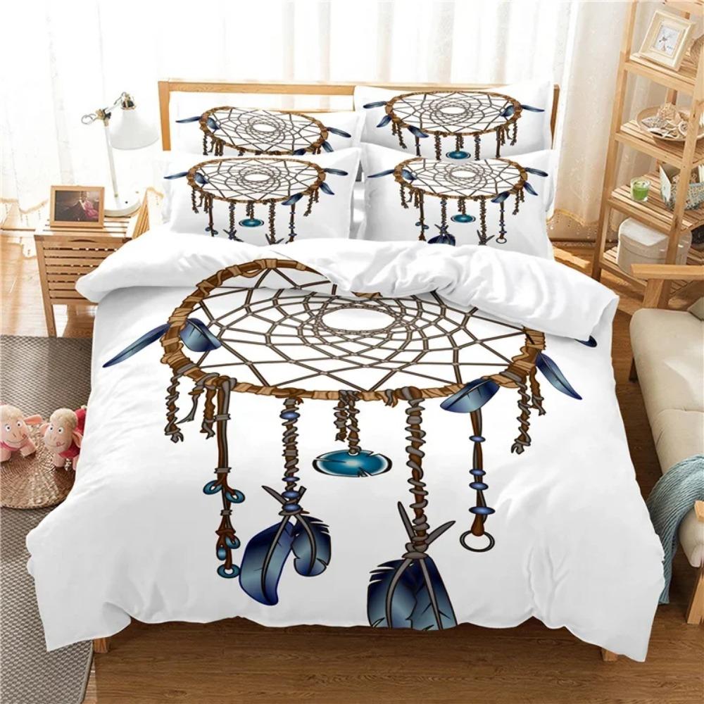 Luxury Bed Cover Sets Dream Catcher Super Soft Comfortable Bedding Set Super King Pillowcases Quilt Cover Boho Wholesale
