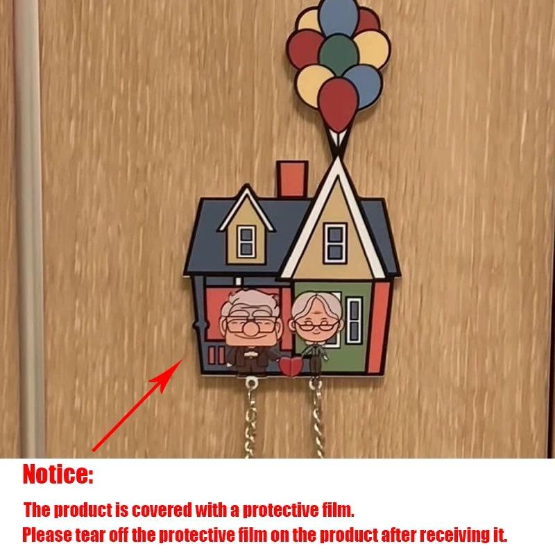 1 шт., милый держатель для ключей для пары, настенный, предотвращающий потерю ключа, подвеска для ключей для влюбленных, домашний декор, наклейка на холодильник, декор для хранения вещей для девочки, подарок