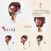 OTAKUMARKET Hair Ornament Set for Hair Hair 3 Colors 2-Piece Coming-of-Age Ceremonies, Furisode, Shichi-Go-San, Hakama, Kimono, Graduation, Yukata,