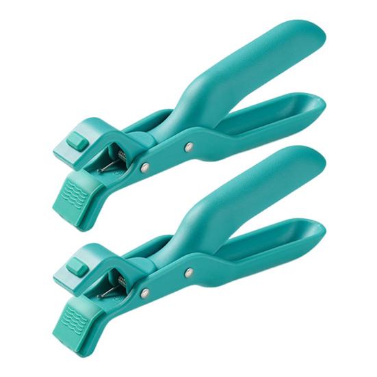 2Pcs Anti-Slip Bowl Clip Hot Plate Grippers Multi-Function Safety Grip for Microwave Pizza Pan Hot Bowls Easy To Clean Kitchen Tool