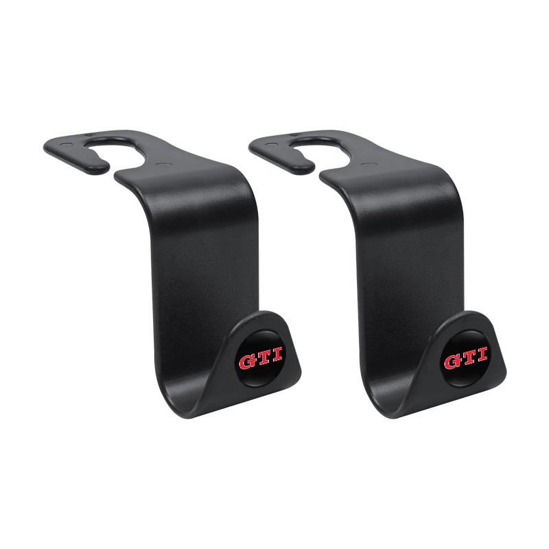 2Pcs Portable Car Seat Back Hooks Storage Accessories For Volkswagen VW Golf Amarok Tiguan T-Cross T5 Phaeton Polo Jetta GTI ID3 zq8