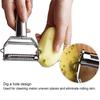 Stainless Steel Multi-function Peeler Slicer Vegetable Fruit Potato Cucumber Grater Portable Sharp Kitchen Accessories Tool 2pcs