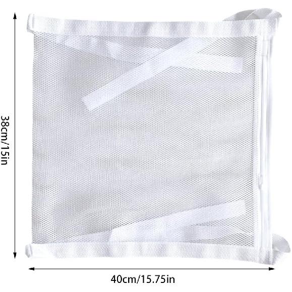 2 шт. Сумка-сетка для сушки обуви, Сетчатая сумка для стирки кроссовок Reble с эластичным ремешком и молнией, для большинства сушилок