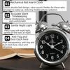 Тихий Ретро Будильник Супер Громкий Будильник для Учебы Бесшумные Настольные Часы Украшение для Часов