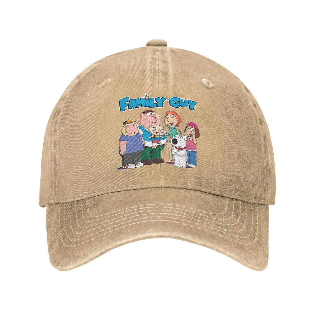 aCasual Y2K Families Cartoon Major Characters Chicken Baseball Caps Distressed Denim Washed Sun Cap Adjustable Fit Caps Hat