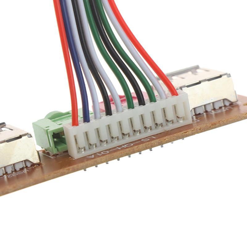 2 USB ПК компьютерный корпус 6.8 см передняя панель USB аудио порт микрофон наушники кабель