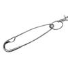 Punk Big Stainless Steel Safety Pin Metal Pendant Keychain For Women Men Harajuku Cool Hip Hop Key Chain Jeans Accessories