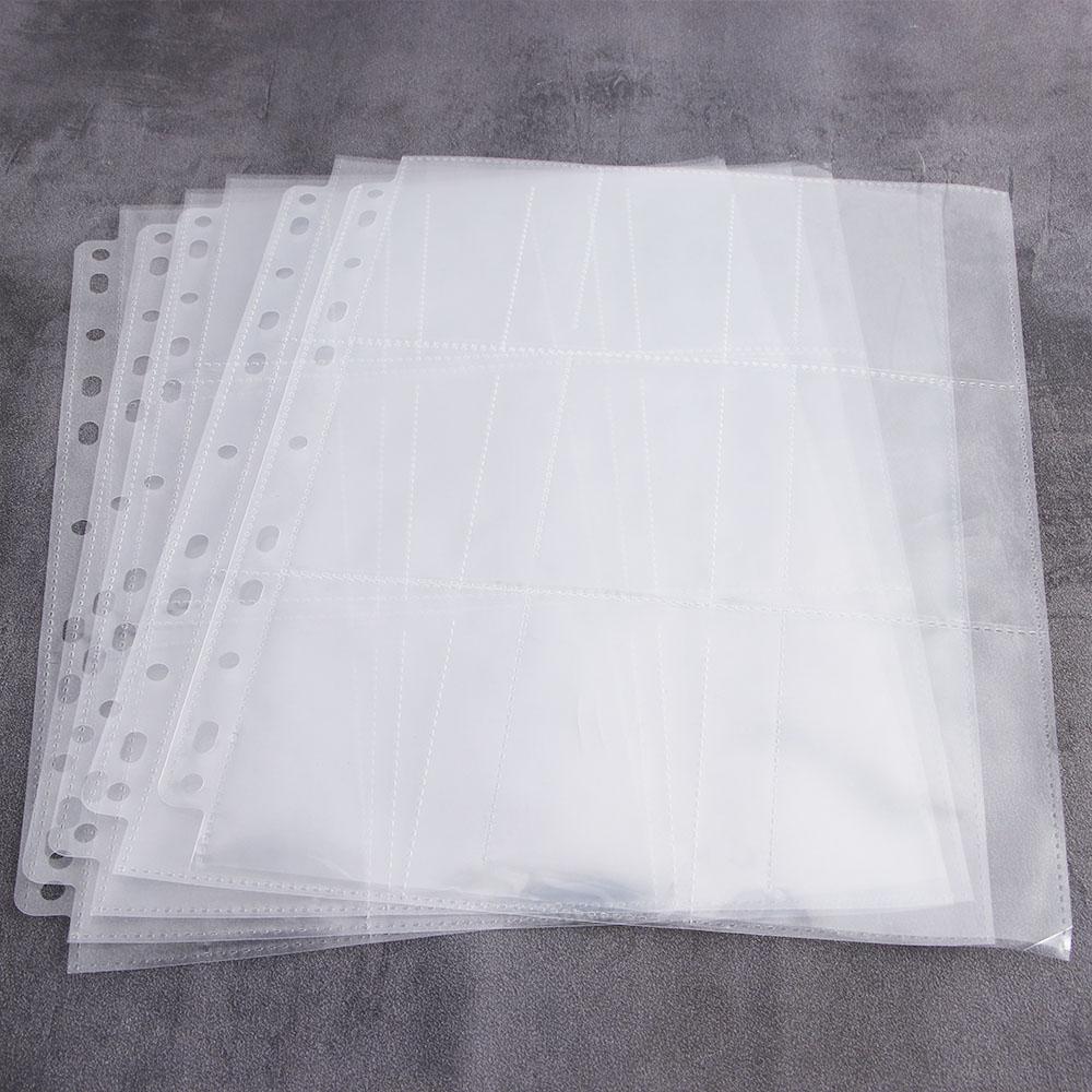 Stock Album Pages Card Holder 90 Pockets Coin Holders Card Sleeves Gaming Card Card Storage Wallets