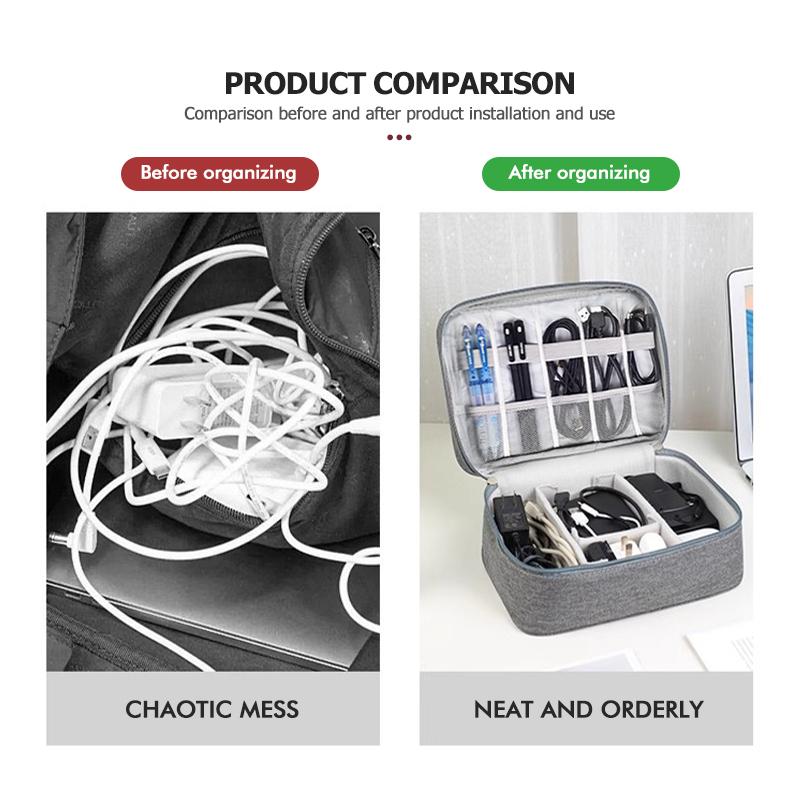 Car Multi-Use Digital Storage Bag Data Cable Tool Organizer For Volkswagen VW Passat Golf 4 5 6 Tiguan Polo Scirocco Jetta CC zj2