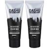 Dashu for Men Premium Color Hair Wax Ash Silver Gray, 100g, 2 Packs, Korea Best Mens Hair Products
