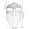 Luxury Face Chain Retro Veil Mask Bohemian Style Rhinestone Mask  for Women