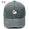 New cute lamb embroidery washed retro baseball cap men's and women's leisure outdoor sunshade cap tide