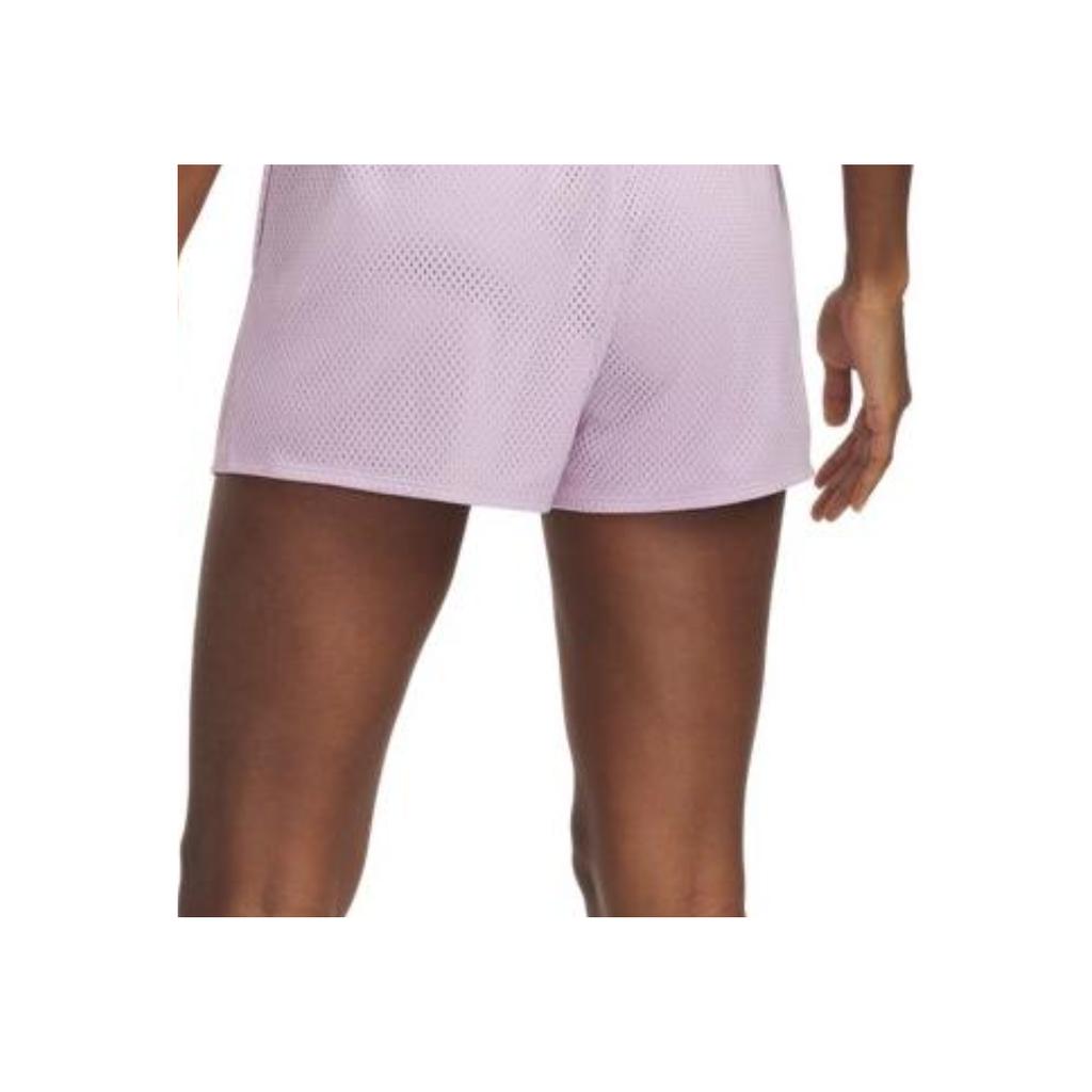 Under Armour Play Up Tech™ Mid Rise Breathable Training Letter Sports Shorts Women Shorts Purple 1390382-543