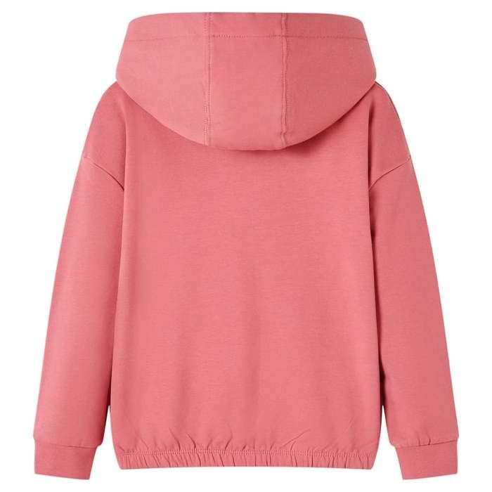 Sweat-shirt à capuche pour enfants rose ancien 92/104/116/128/140