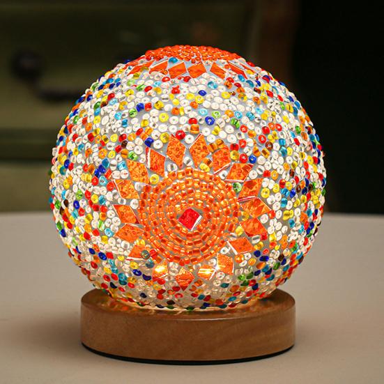 Ночник широкого применения, украшение стола, красочный привлекательный ночник в богемном стиле, поставка для гостиной