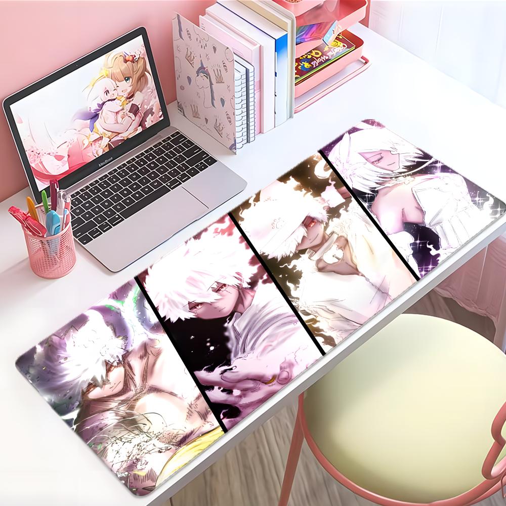 Cool Action Anime Mmission Yozakura Family Mouse Pad Large Thick Desk Pad Stitched Edges Gaming Mouse Mat For Pc