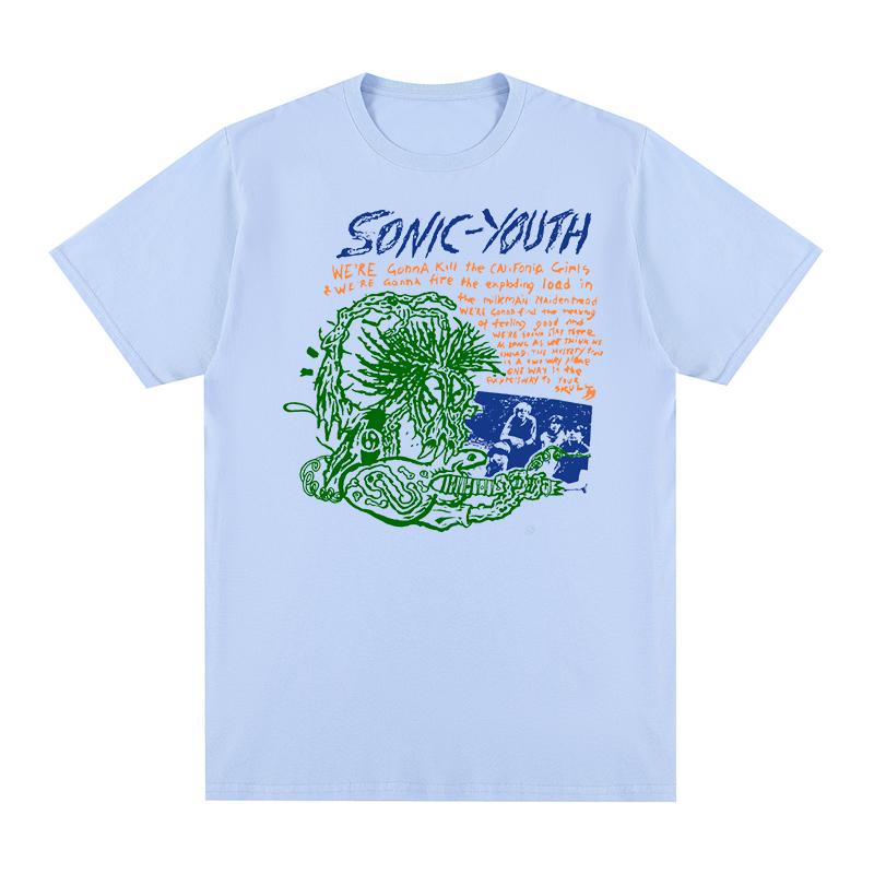 YOUTH Vintage Tshirt Rock Band Popular Punk Harajuku Fashion Streetwear Gothic Cotton Men T shirt New Tee Tshirt Womens Tops