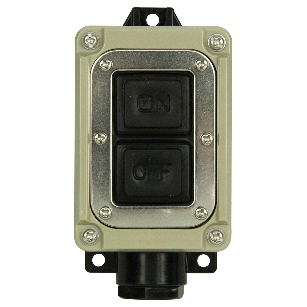 Kasuga Electric WBST222 Push Button Weatherproof Switch, Heavy-Duty