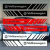 Автомобиль Для Volkswagen VW 2 шт. Автомобильные ПВХ Полосы Гоночные Полосы Наклейки На Зеркало Заднего Вида Для Volkswagen Golf-7 4 5 6 CC T-ROC Sharan Pa