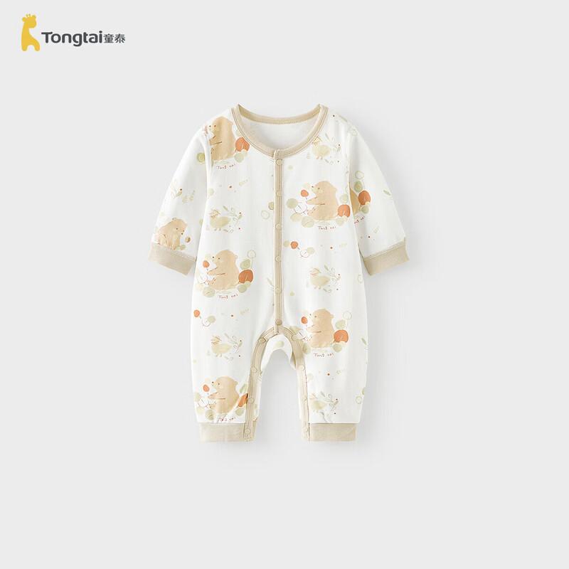 TONGTAI Baby Cotton Long-Sleeve Romper