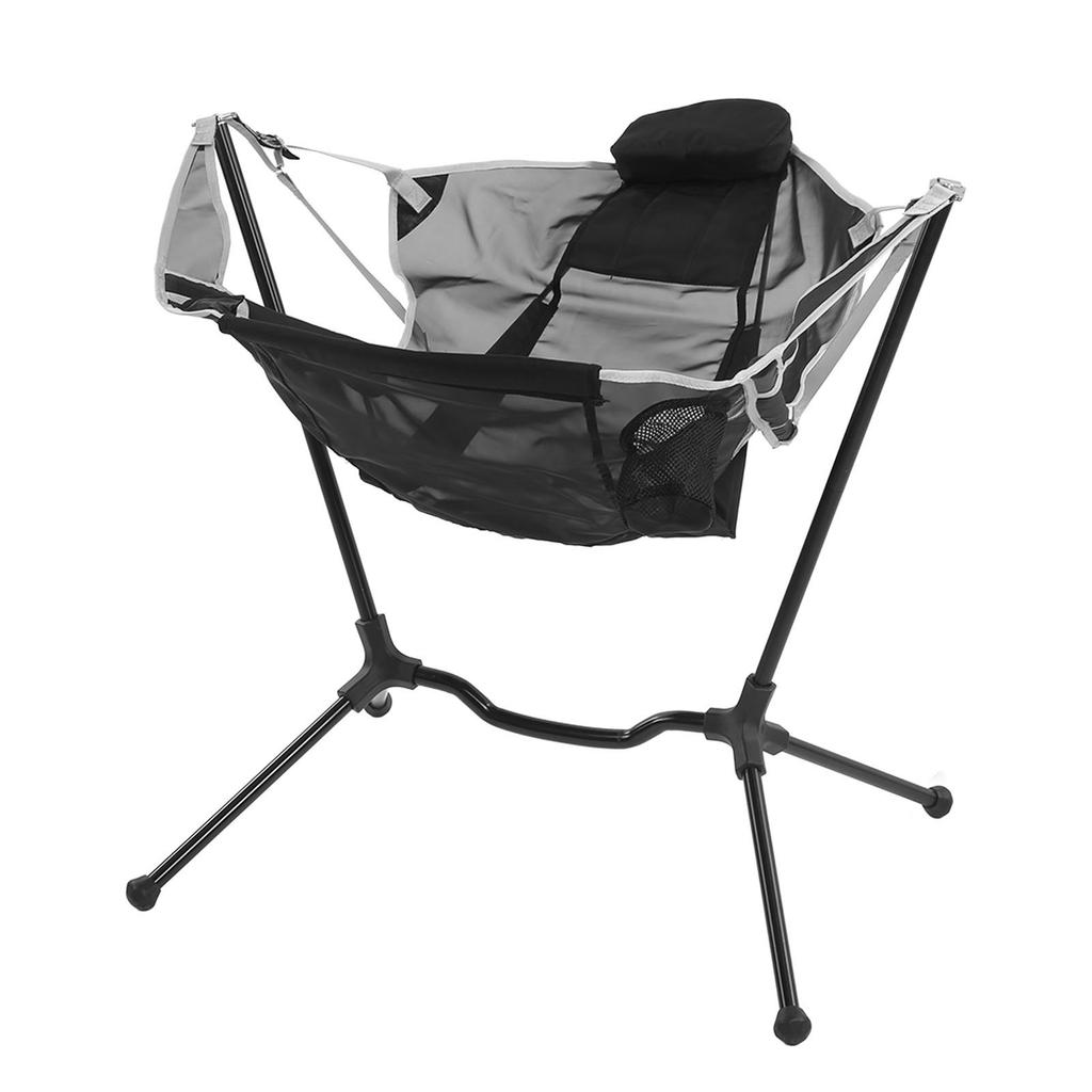 Camping Rocking Chair Aluminium Alloy Folding Adjustable Portable Camping Chair with Carrying Bag