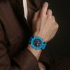 Casio G-Shock Спортивные часы с карбоновой структурой, водонепроницаемые, ударопрочные, для активного отдыха, 3D двойной дисплей, кварцевый механизм, ремешок из смолы, мужские часы GA-2200-2APR