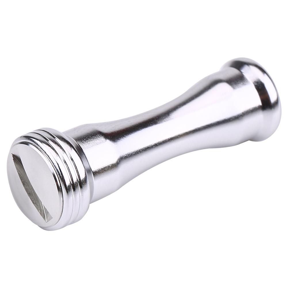 4 Colors Metal Lightweight Knobs Fishing Reel Handle for Baitcasting Tackle Tools (Silver)