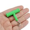 5Pcs ABS Grip+Stainless Steel Smooth Knot Hook Carp Fish Knot Puller Rig Making Rig Tool Terminal Fishing Tackle Accessories