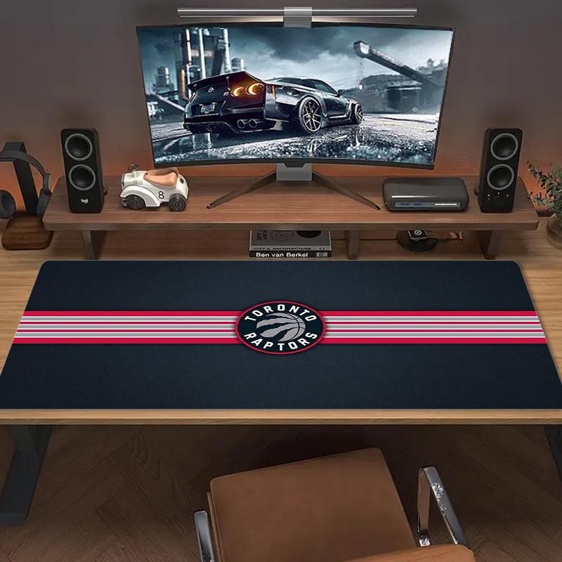 Toronto Raptors Mouse Pad Large Gaming Table Cushion Nonslip Laptop Tablet Big Mousepad Xxl Mat Mini Pc Playmat With Lock Edge