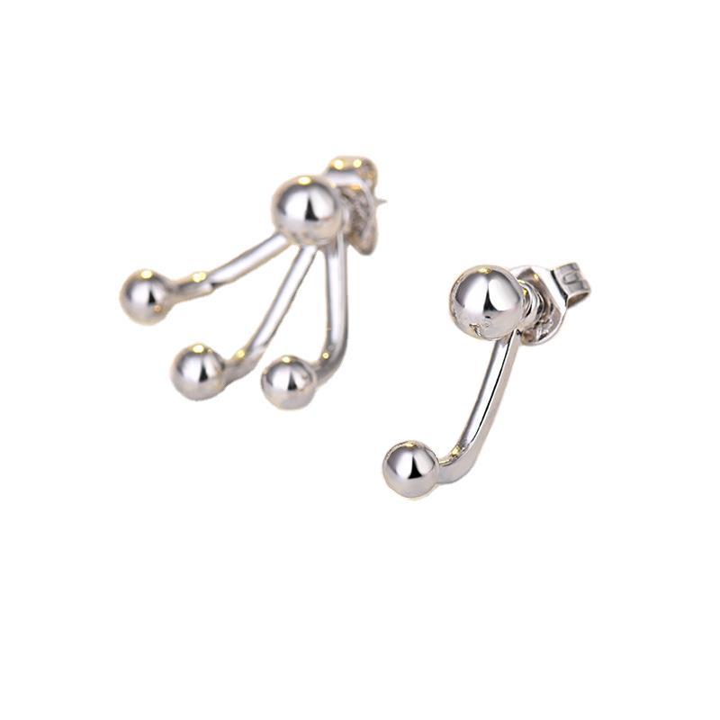 Серьги простые, маленькие, изысканные, элитные серьги в нишевом стиле