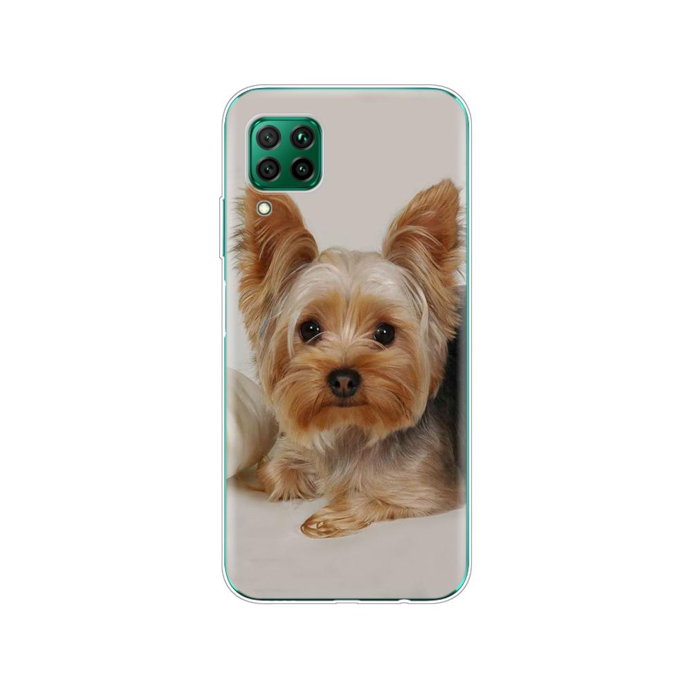 Чехол для huawei p40 lite E p40 pro P smart 2020, чехол для huawei Y5P Y6P Y7P Y8P Y6S Y9S NOVA 5T йоркширский терьер, щенок