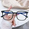 Строго отобранные высококачественные черные квадратные оправы для очков, простые очки для близорукости с эффектом памяти, анти-синий свет