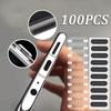 100/10 шт. Защитная пленка-наклейка на порт зарядки для iPhone 17 16 15 Pro Samsung Xiaomi Универсальный тип телефона Type-C Пылезащитная наклейка