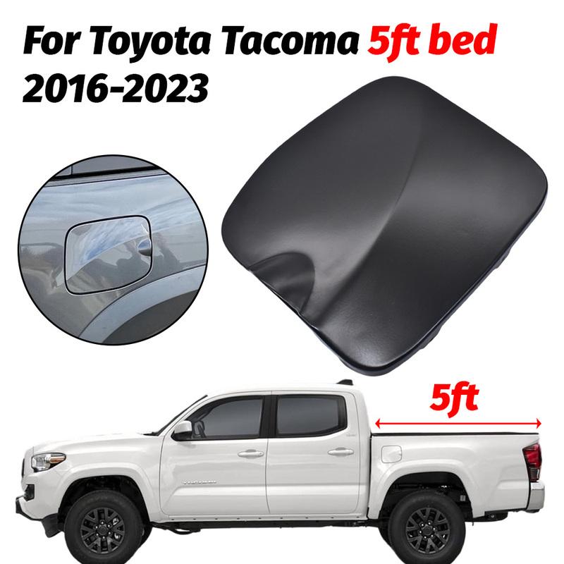 Для Toyota Tacoma с кузовом 5 футов 2016-2023 Черная крышка лючка бензобака Заглушка Колпачок 77305-04080 Запасные автоаксессуары