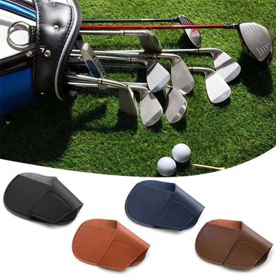 Чехлы для головок клюшек для гольфа Driver Fairway Wood Hybrids, чехлы для клюшек для гольфа из искусственной кожи, чехлы для клиньев для любителей гольфа