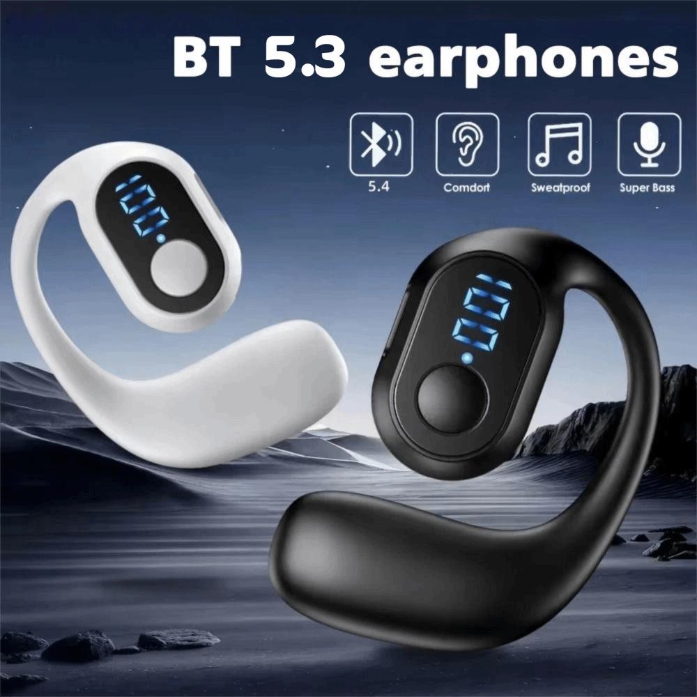Ear Hook Design Bluetooth Earphones HiFi Sound TWS Headsets Wireless Headphones Travel Use