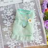 Summer Mesh Breathable Skirt Dog Cat Clothes Vest Sun Protection Hair Loss Princess Wind Than Bear