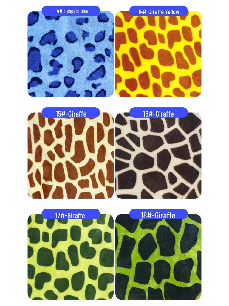 Ультрамягкая фланель с кристаллическим принтом и узорами в виде леопарда, тигра, коровы, жирафа, пятнистой собаки и черепахи, короткая плюшевая ткань.