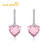 Classic Copper Alloy Zircon Earrings Ladies Jewelry Wedding Promise Party Gift